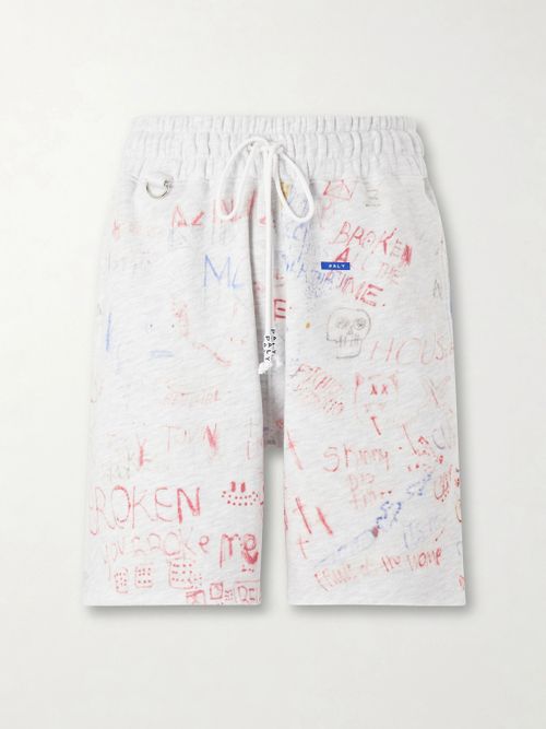 Joshua Tree Printed Cotton-Jersey Shorts