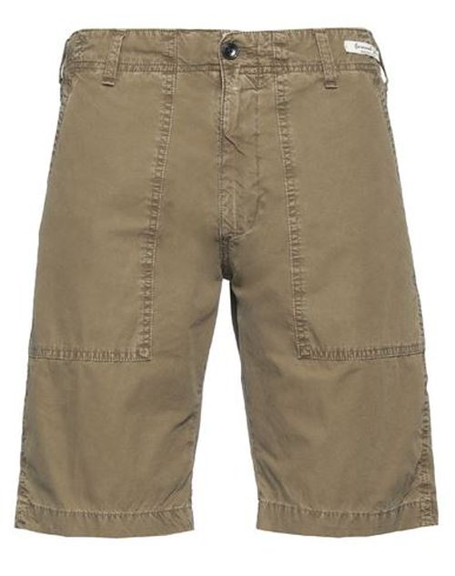 Man Shorts & Bermuda Shorts Military green Size 30 Cotton