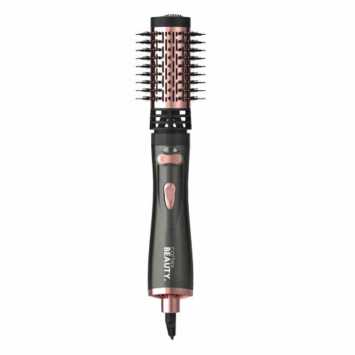 2-in-1 Revolving Hot Brush - Gray/Rose Gold