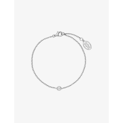 D'Amour Extra-Small 18ct White-Gold and 0.04ct Round-Cut Diamond Bracelet