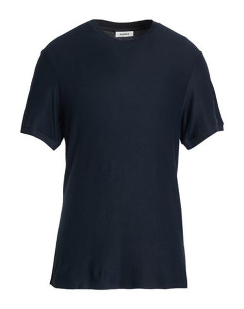 Man Sweater Blue Size L Viscose, Polyamide