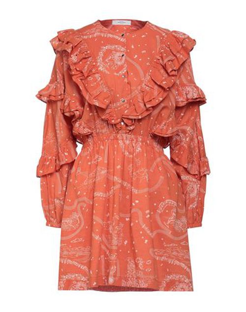 Woman Mini dress Rust