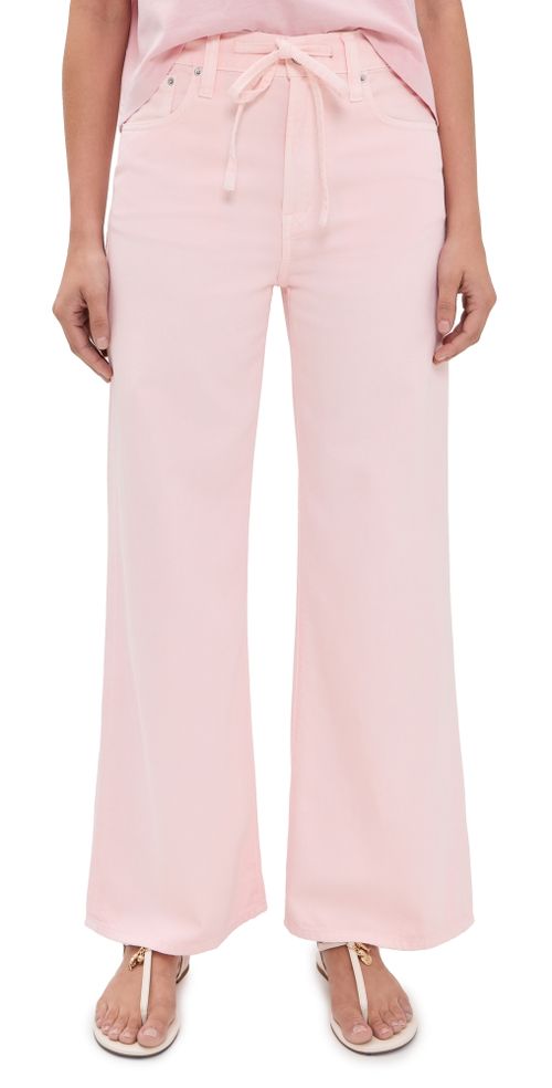 X Shopbop Ultimate Wide-Leg Jeans Pale Pink
