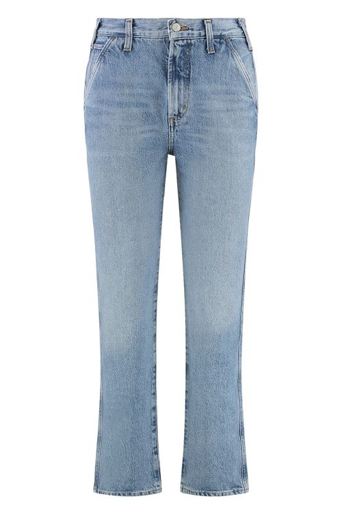 Cooper High-Rise Straight-Leg Jeans