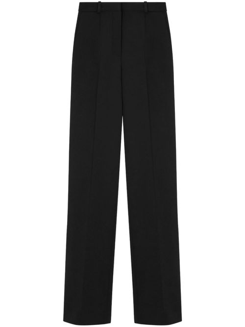 Logo-patch trousers - Black