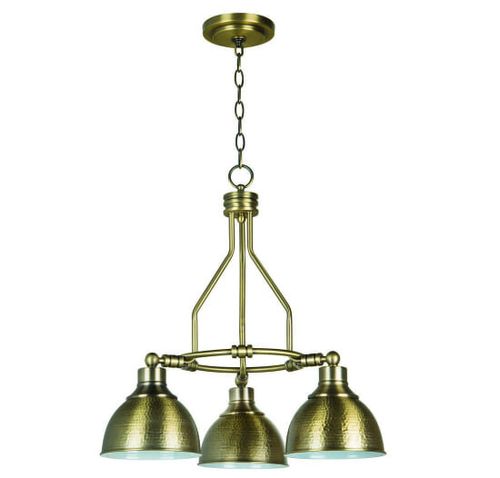Timarron 3-Light Transitional Chandelier in Legacy Bra