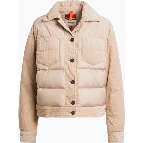 Women's Parajumpers Patience Sunkissed Beige Down Jacket - Tan