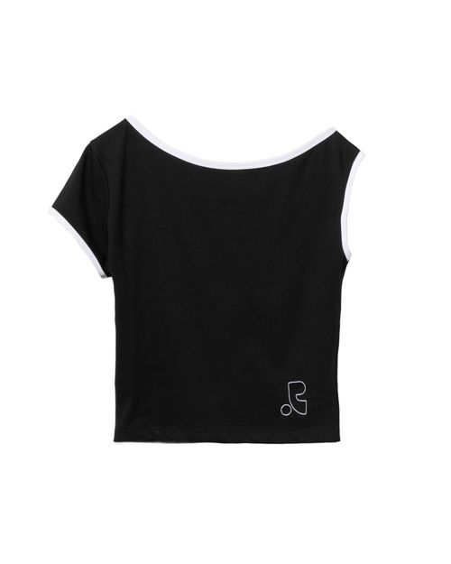 Off-shoulder tee