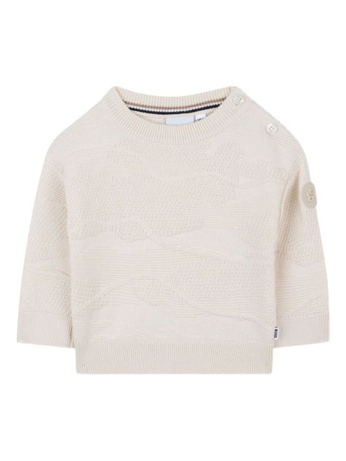 Crew-neck sweater - Neutrals
