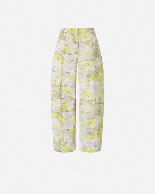 Camouflage balloon-fit trousers - 36