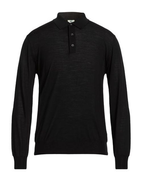 Man Sweater Black Size 40 Virgin Wool