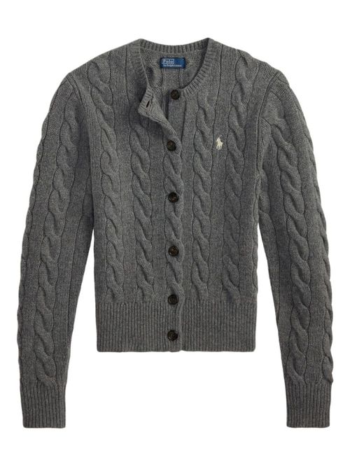 Grey Braided cardigan
