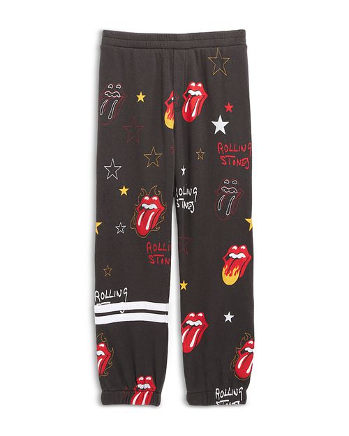 Boys' Rolling Stones Print Fleece Lounge Pants - Little Kid, Big Kid