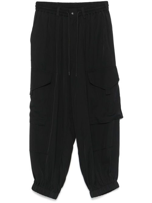 Twill cargo pants - Black