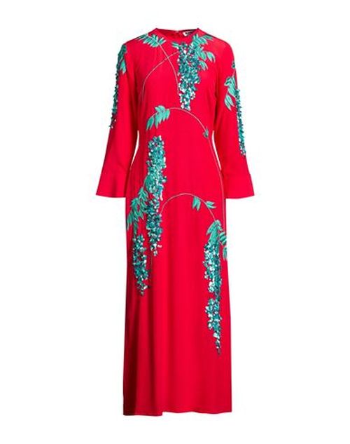 Woman Maxi dress Tomato red Size 12 Silk