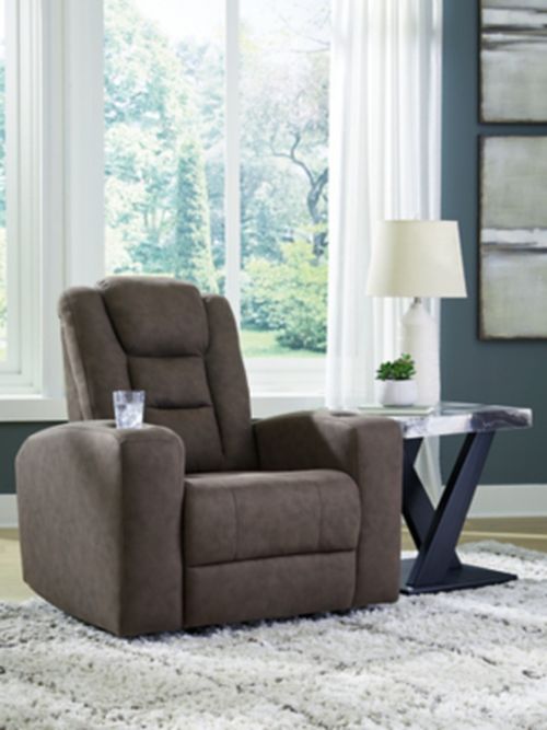 Mayhem Madness Manual Glider Recliner, Cocoa