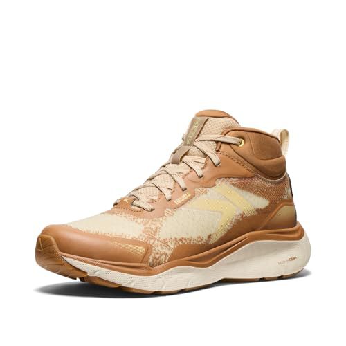 KEEN Women's Leiki Leather Mid Height Durable Lightweight Comfortable Waterproof Hiking Boots