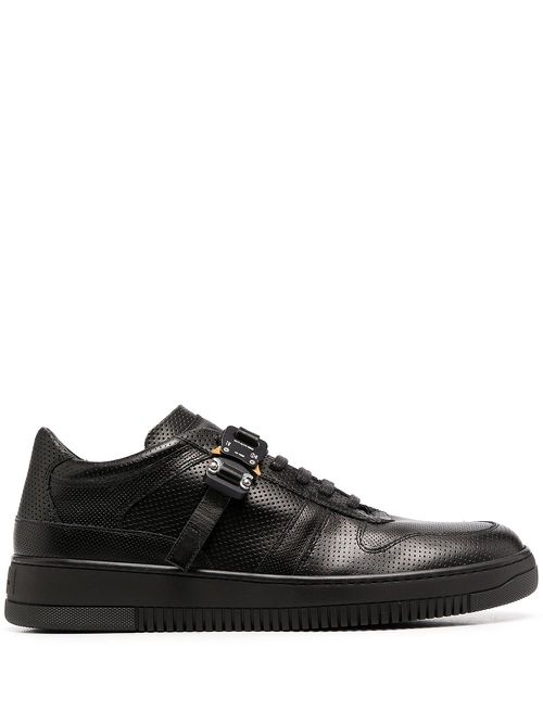 Rollercoaster-buckle sneakers - Black