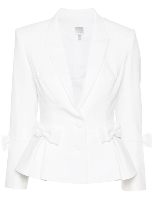 Sanna single-breasted blazer - White