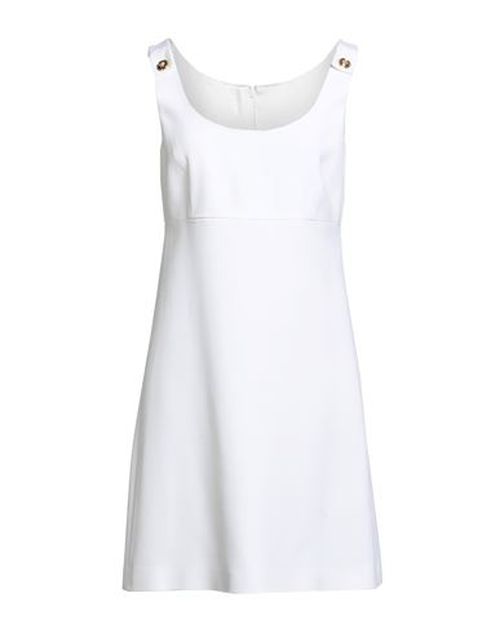 Woman Mini dress White Size 6 Acetate, Viscose