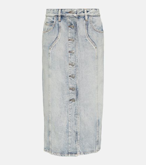 Vandy denim midi skirt