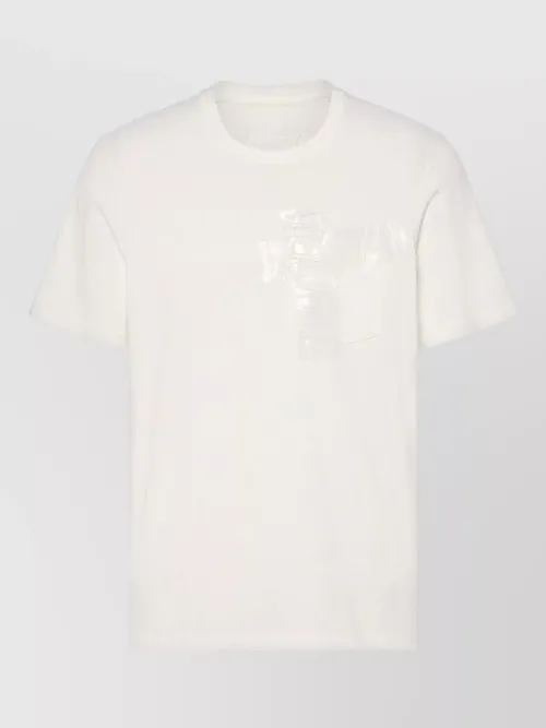 Maison Margiela - short sleeve crew neck shirt chest pocket
