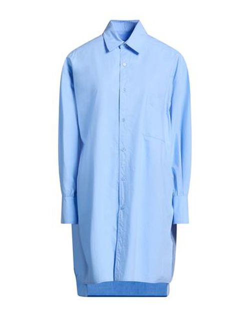 Woman Shirt Light blue Size 12 Cotton