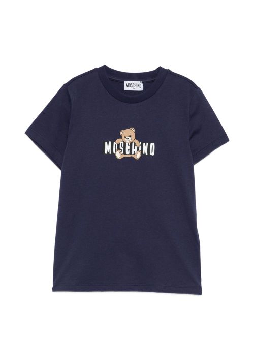 Graphic Short Sleeve Teddy Neck Tee for Boys