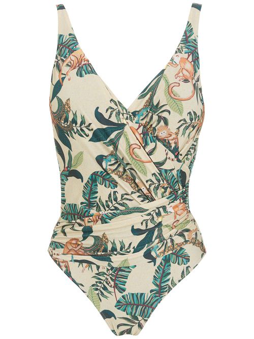 Maillot maisa sstampado swimsuit - Green