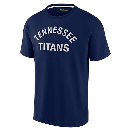 Unisex Navy Tennessee Titans Super Soft Short Sleeve T-Shirt - Size 4XL