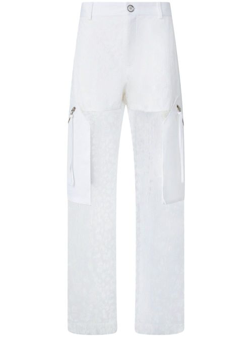 PINKO straight-leg trousers - White