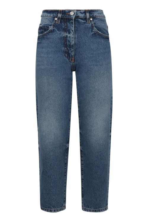 Straight-leg Denim Jeans