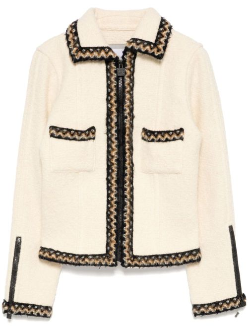 1996 CHANEL CC Mark Tweed Jacket - Neutrals