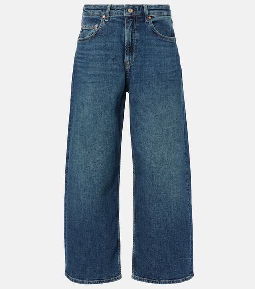 High-rise wide-leg jeans