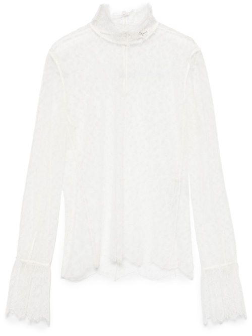 Lace blouse - White
