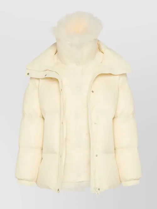 Yves Salomon - army collection mid length down jacket