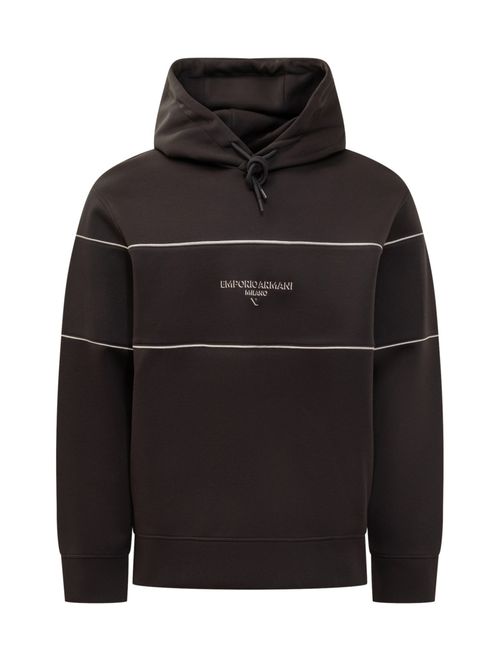 Dark Brown Hood Sweatshirt