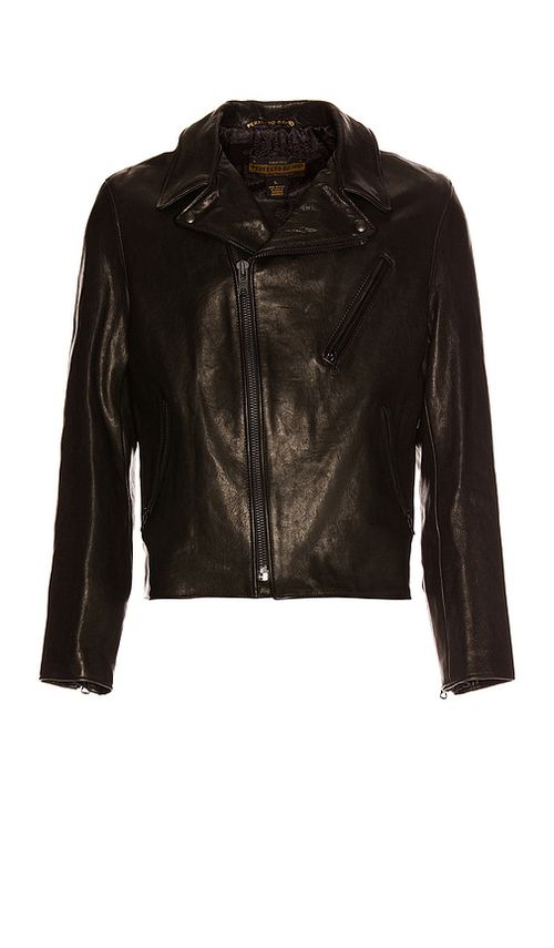 Schott Raven Lambskin Perfecto in Black. L. Also in