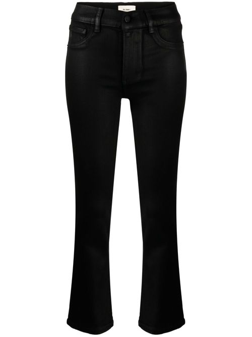 Mira mid-rise skinny jeans - Black