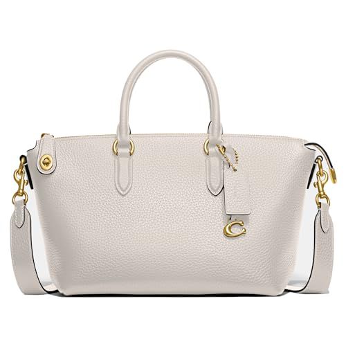 COACH Cara Satchel, Chalk, One Size