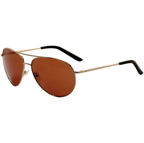 Unisex 61 mm Gold Sunglasses