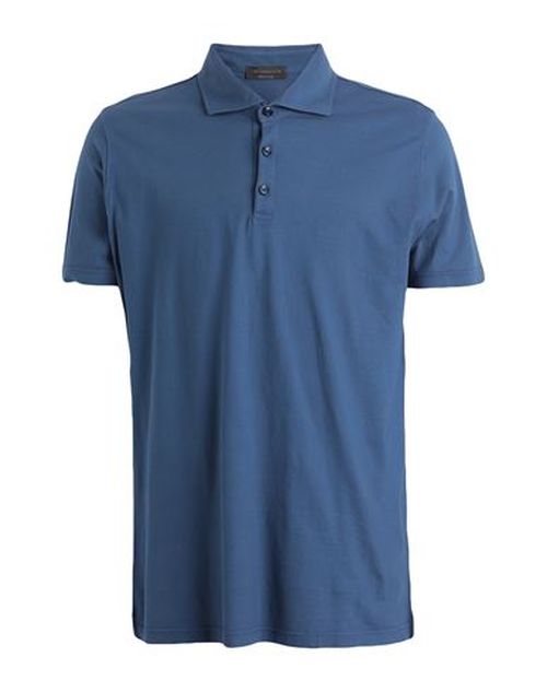 Man Polo shirt Navy Size S Cotton