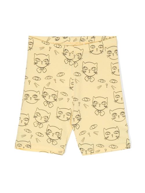 Cathletes organic-cotton shorts - Yellow