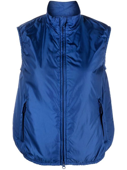 Jillina high-neck vest - Blue