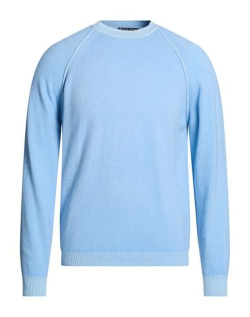 Lab Man Sweater Light blue Size XL Virgin Wool, Cashmere