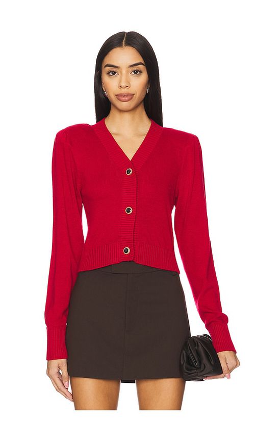 MAJORELLE CARDIGAN ELODIE in Red. Größe S. Also in L