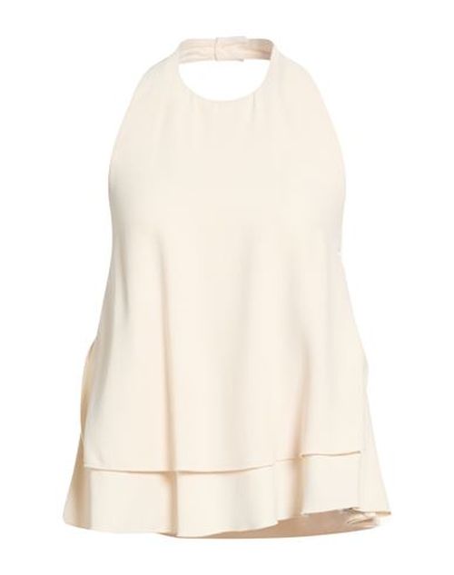 Woman Top Ivory Size 10 Viscose, Acetate