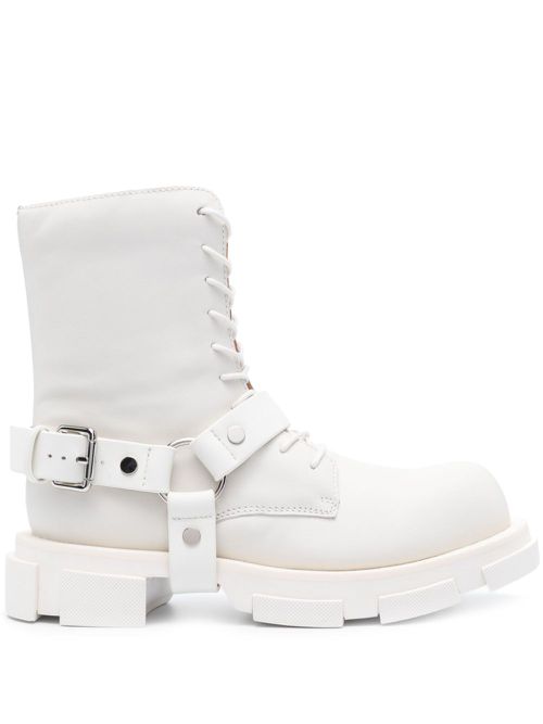 Gao leather boots - White
