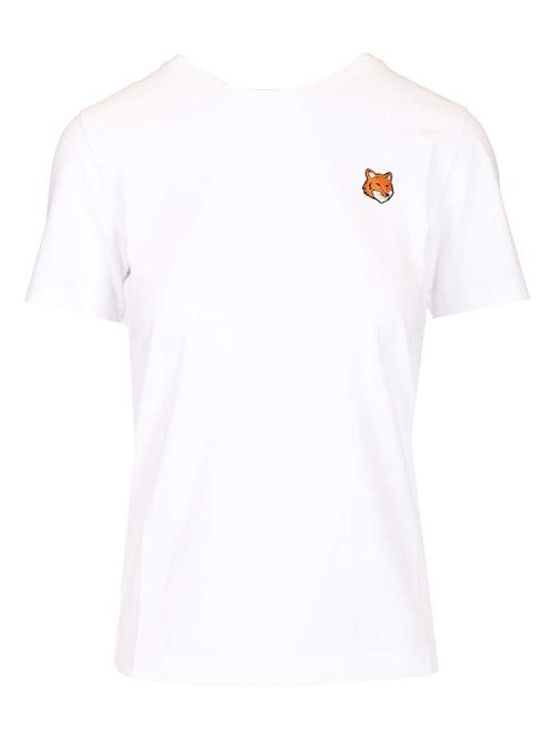 T-shirt With Fox Head Embroidery
