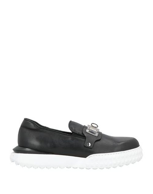 Man Loafers Black Size 10 Calfskin